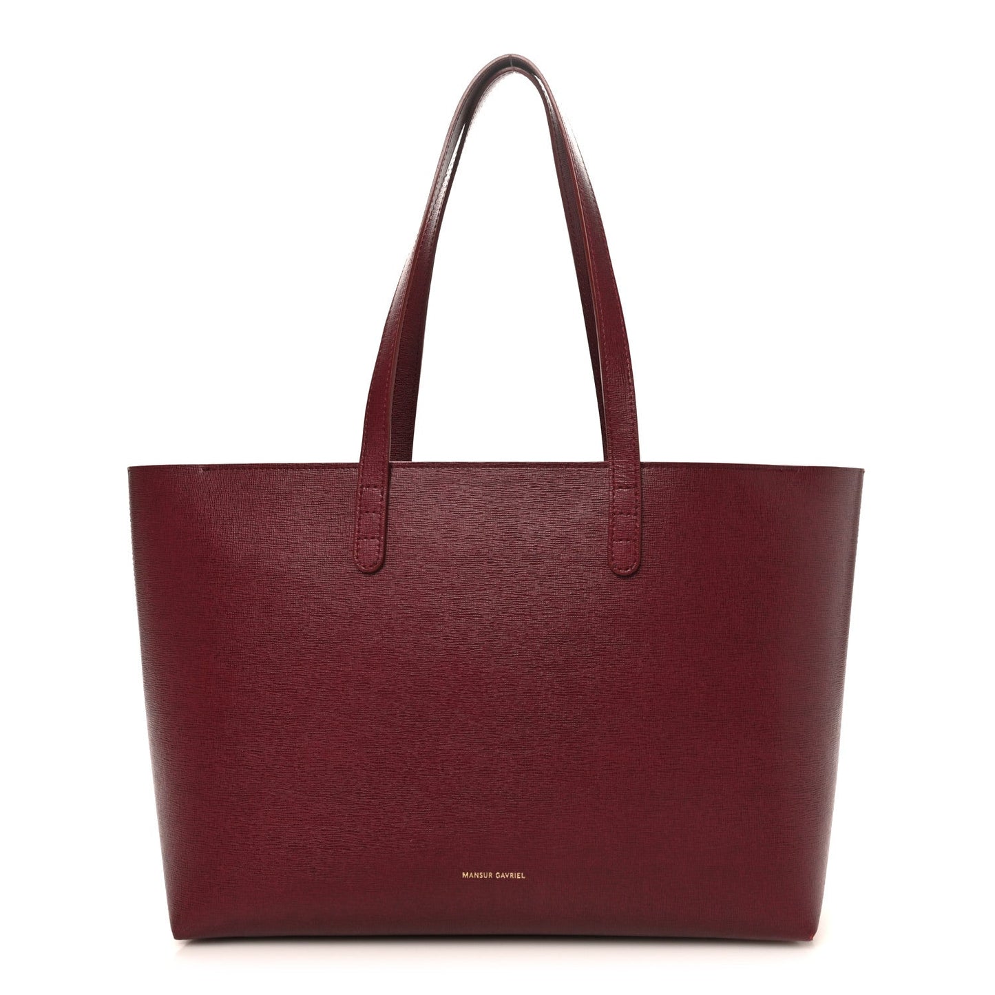 Saffiano Small Shopping Tote Claret