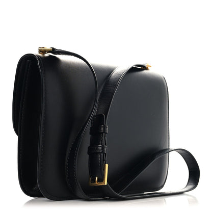 Smooth Calfskin Carre Satchel Black