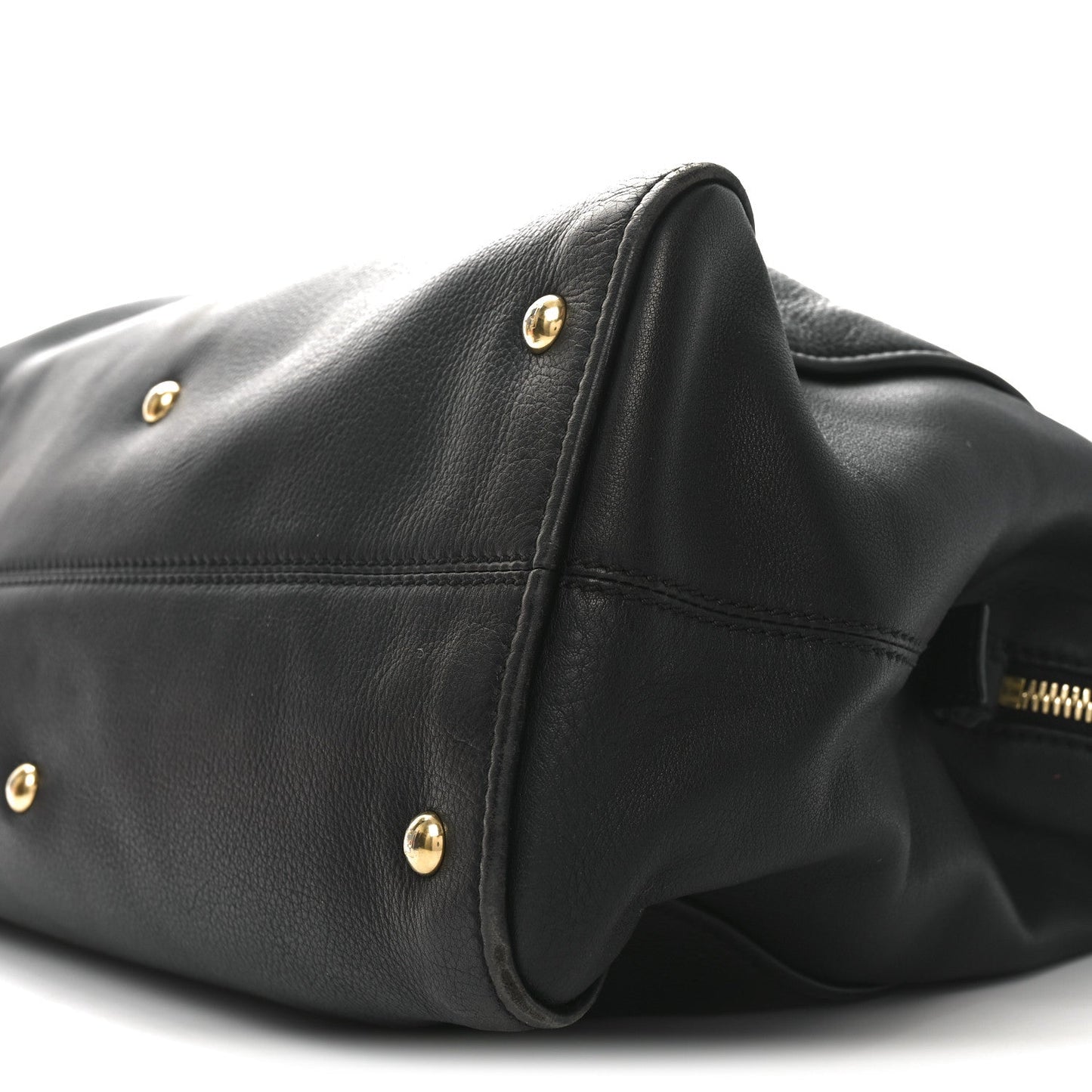 Vitello Dolce Marmol Large Chameleon Tote Black