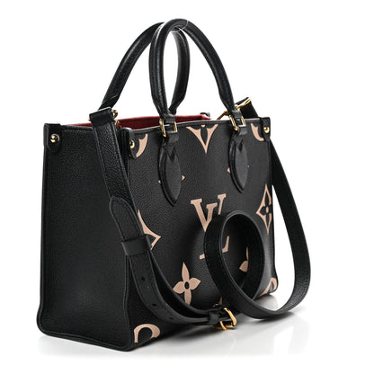 Empreinte Monogram Giant Onthego PM Black Beige