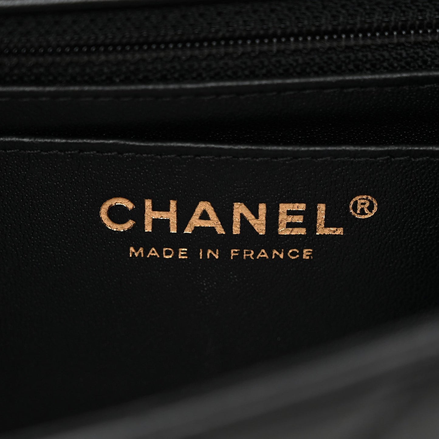 Lambskin Quilted Mini Rectangular Flap Black