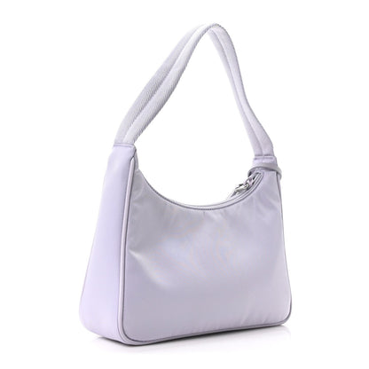 Re-Nylon Saffiano Mini Re-Edition 2000 Bag Glicine