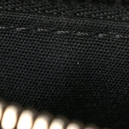 Tweed Saddle Bag Black Silver