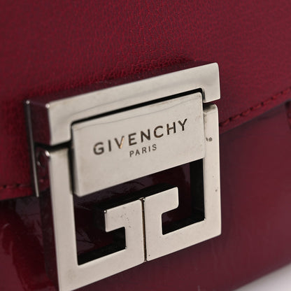 Goatskin Mini GV3 Shoulder Bag Cherry Red