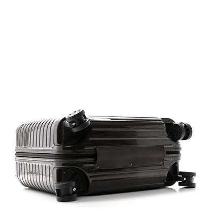 Gloss Polycarbonate Suitcase Compact Brown