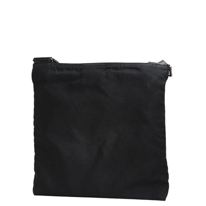 Prada Triangle Logo Plate Nylon Shoulder Bag