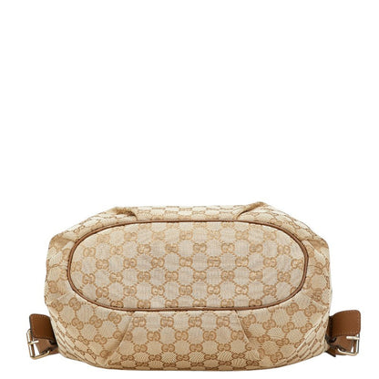 Gucci GG Canvas Canvas Leather Shoulder Bag
