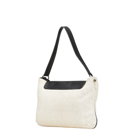 Gucci 001 4035 001553 Canvas Leather Shoulder Bag