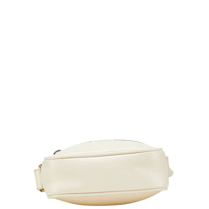 Gucci Logo Print Leather Shoulder Bag