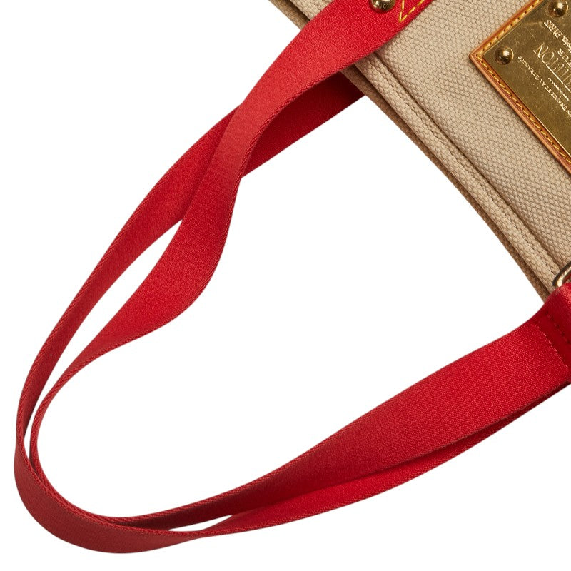Louis Vuitton Antigua Cabas MM Canvas Shoulder Bag