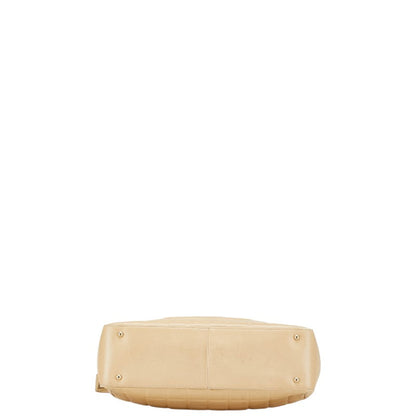 Chanel Coco Mark Choco Bar Calfskin Shoulder Bag