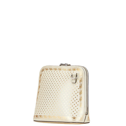 Gucci GUCCY Print Leather Shoulder Bag