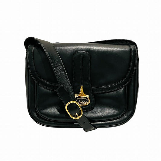 Gucci Old Gucci Leather Shoulder Bag