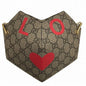 Gucci Small Heart GG Supreme Shoulder Bag