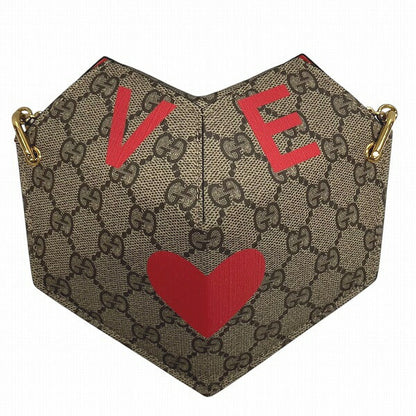 Gucci Small Heart GG Supreme Shoulder Bag