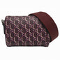 Gucci Rosso Ancora Super Mini Shoulder GG Shadow Canvas Shoulder Bag