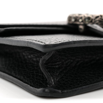 Calfskin Super Mini Dionysus Shoulder Bag Black