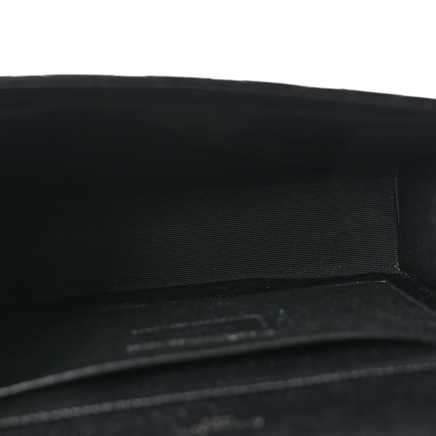 Grain De Poudre Textured Mixed Matelasse Triquilt Medium Monogram Monochrome Satchel Black