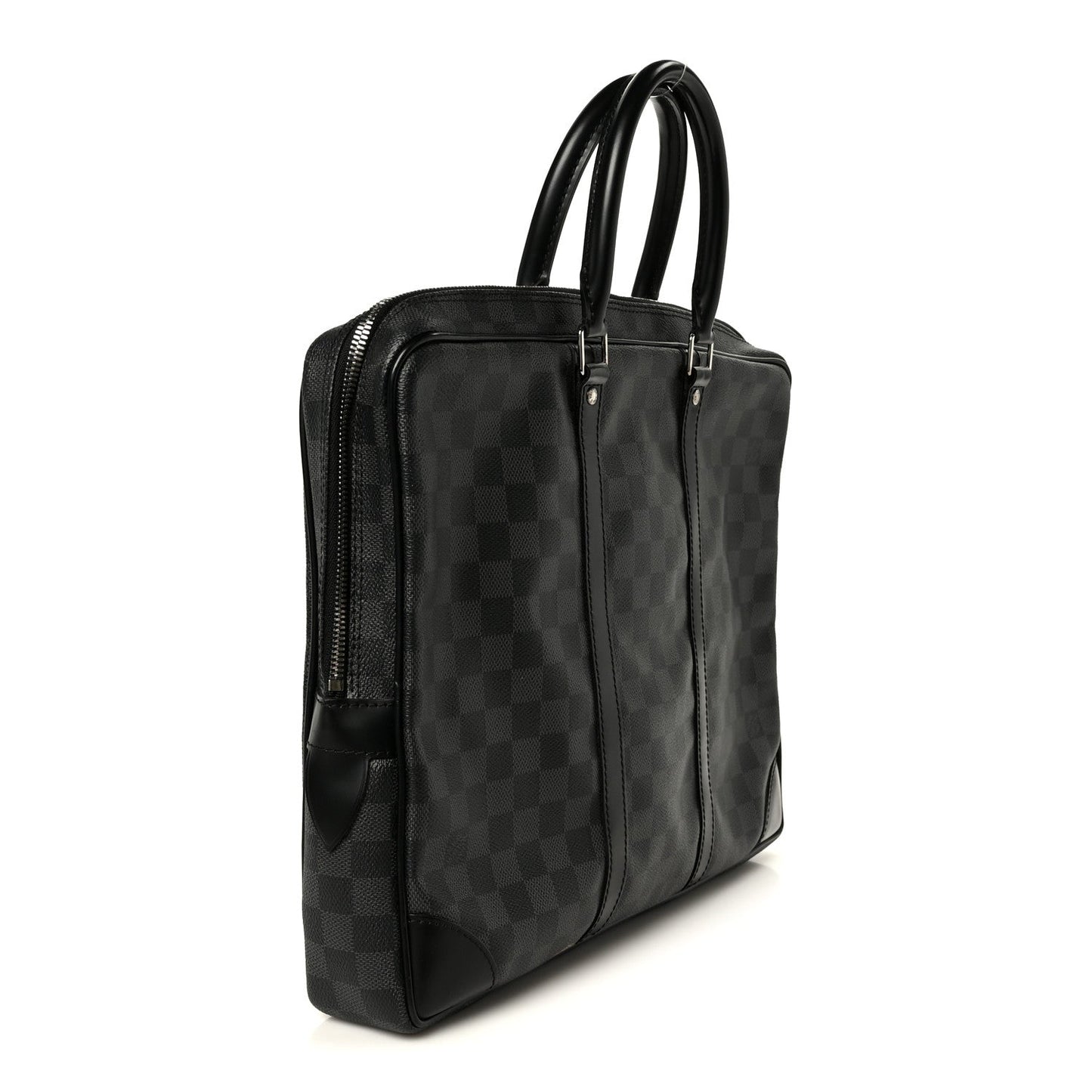 Damier Graphite Porte-Documents Voyage