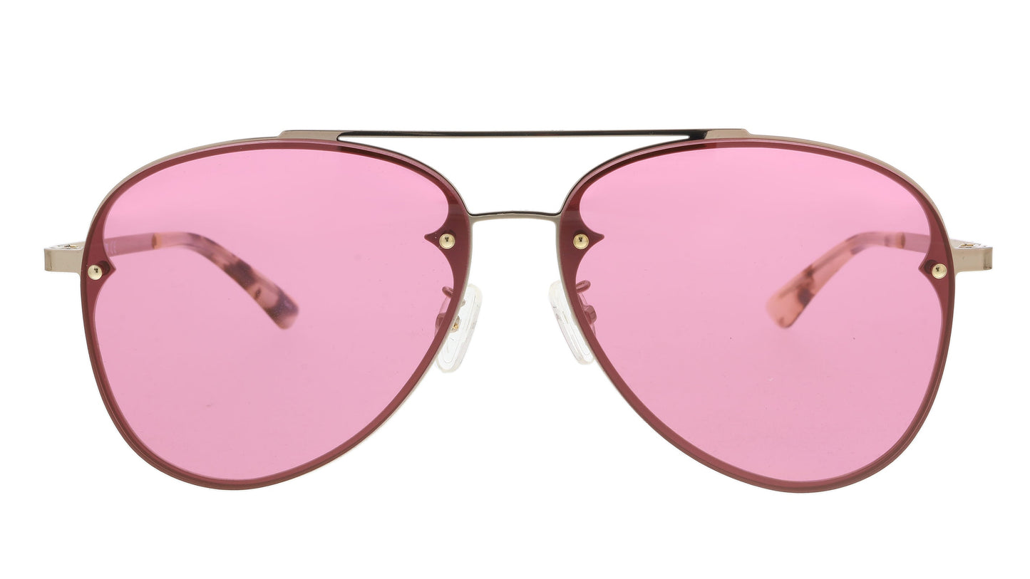 McQ Gold Aviator MQ0136S-012 Sunglasses