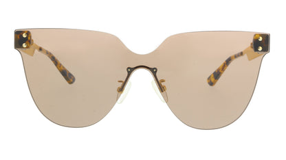 McQ Havana Rectangle MQ0130S-002 Sunglasses