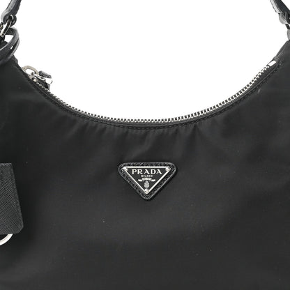 Re-Nylon Saffiano Mini Re-Edition 2005 Bag Black