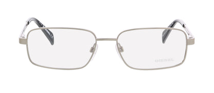 Diesel Shiny Palladium Rectanglular DL5109 Eyeglasses