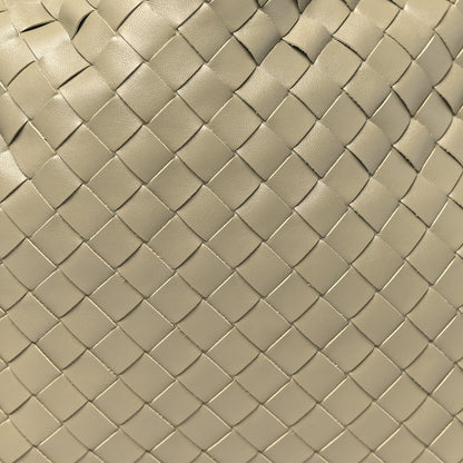Calfskin Intrecciato Small Hop Travertine