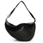 Grained Calfskin Large Slouchy Banana Bag Black