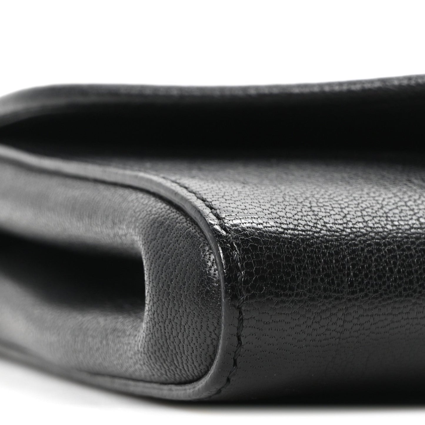 Sugar Goatskin Obsedia Chain Shoulder Bag Black
