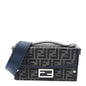 Recycled Fabric Jacquard Vitello King FF 1974 Baguette Soft Trunk  Blue