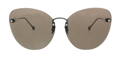 Salvatore Ferragamo Shiny Gunmetal/Maple Butterfly SF178S FIORE 067 Sunglasses