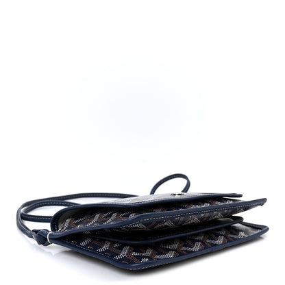 Goyardine Plumet Wallet Clutch Navy