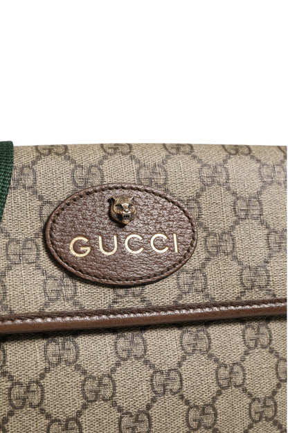 Gucci Supreme Monogram Neo Vintage Web Belt Bag Women's Brown (   )