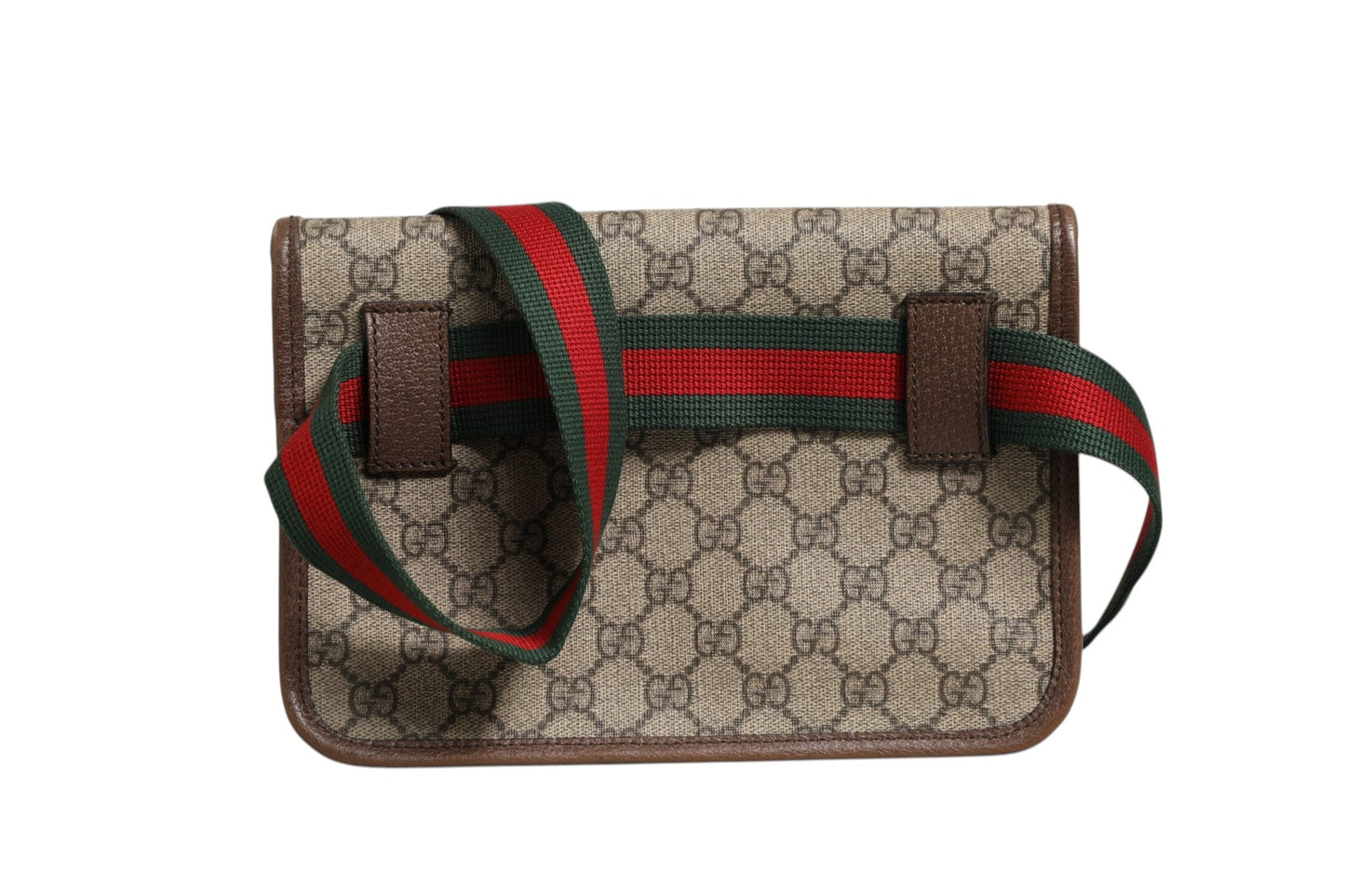 Gucci Supreme Monogram Neo Vintage Web Belt Bag Women's Brown (   )