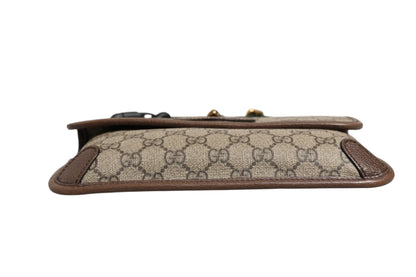 Gucci Supreme Monogram Neo Vintage Web Belt Bag Women's Brown (   )
