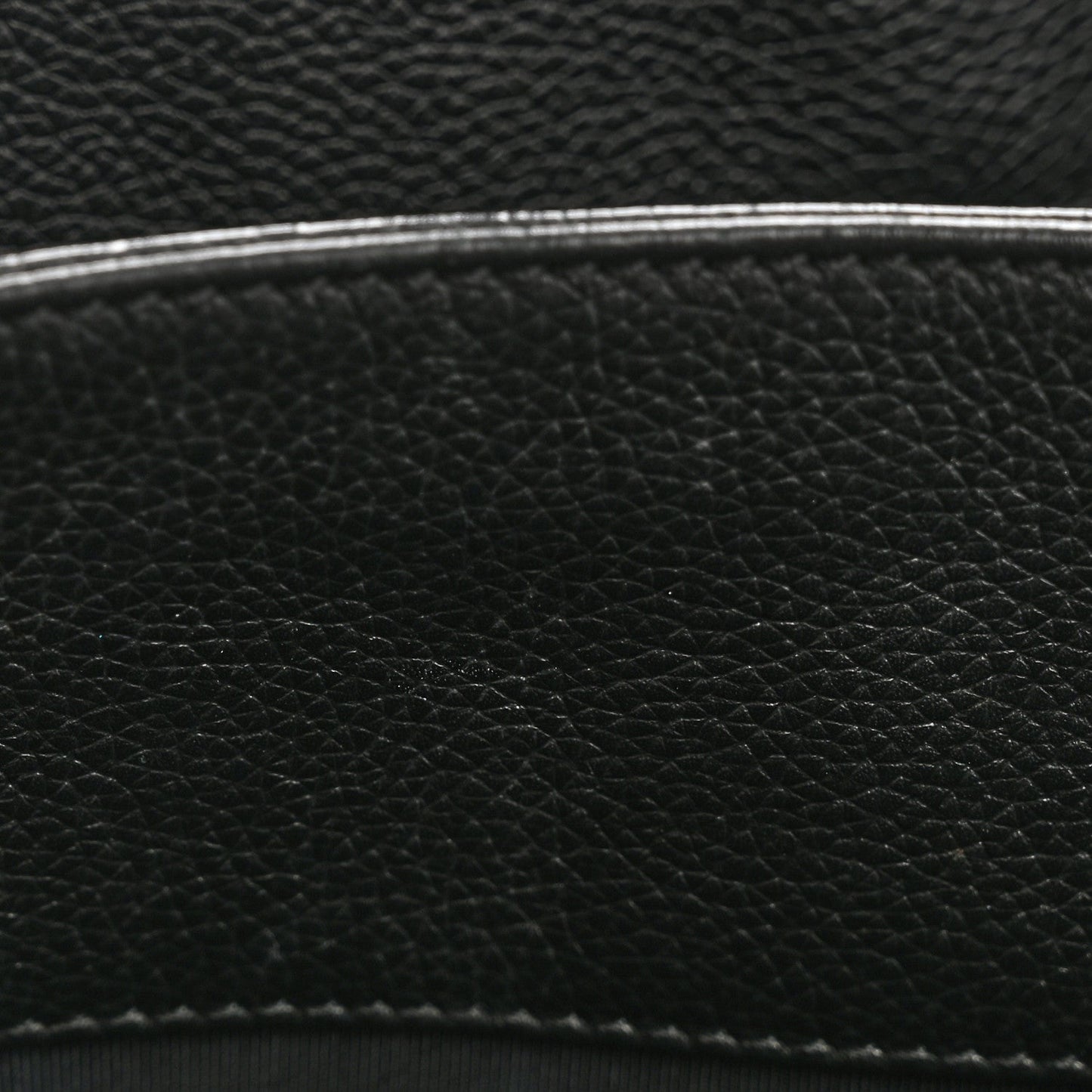 Calfskin Cerf Executive Shopper Tote Black