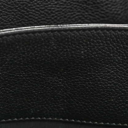 Calfskin Cerf Executive Shopper Tote Black
