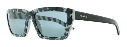 Prada Black White Havana Square 0PR 04VS 4433C2 Millenials Sunglasses