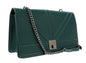 Pierre Cardin Teal Leather Medium Structured Shoulder Bag
