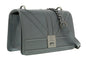 Pierre Cardin Grey Leather Large Structured Shoulder Bag