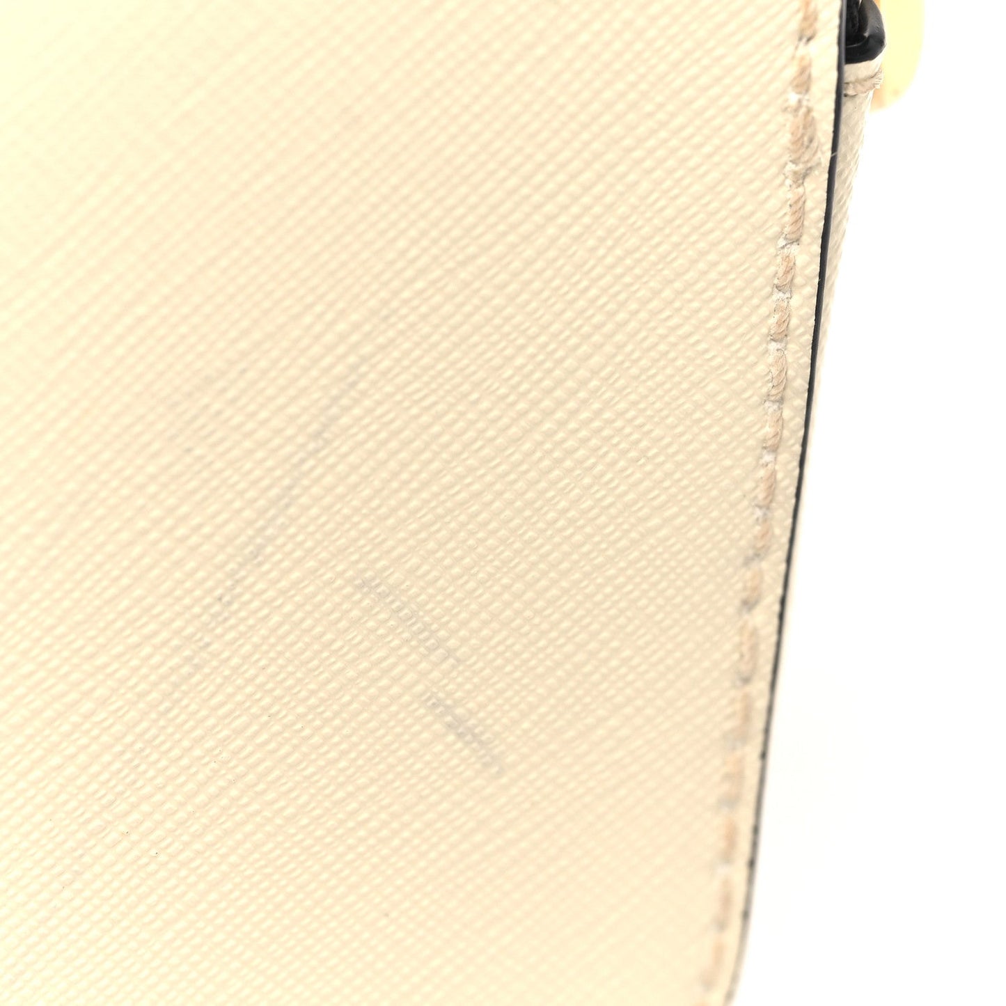 Saffiano Small Snapshot Camera Bag Cloud White Multicolor