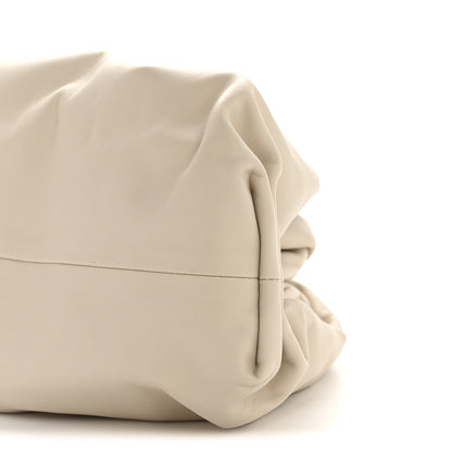 Smooth Butter Calf The Pouch Oversized Clutch Plaster