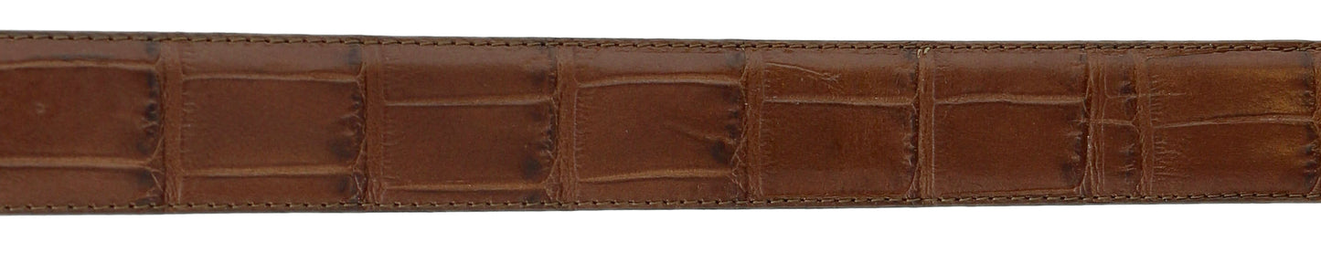 Pierre Cardin Brown  Embossed Classic Buckle Adjustable Belt Adjustable Mens Belt-