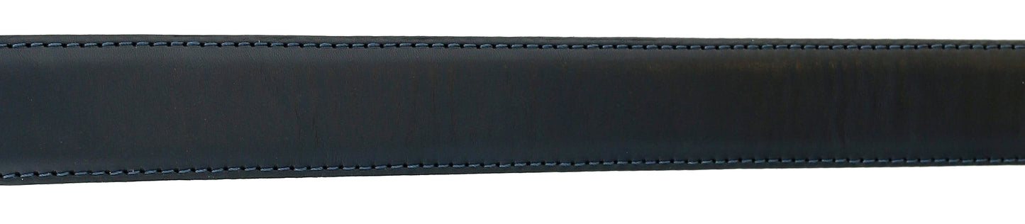 Pierre Cardin Navy Blue Smooth Classic D-Ring Adjustable Belt Adjustable Mens Belt-