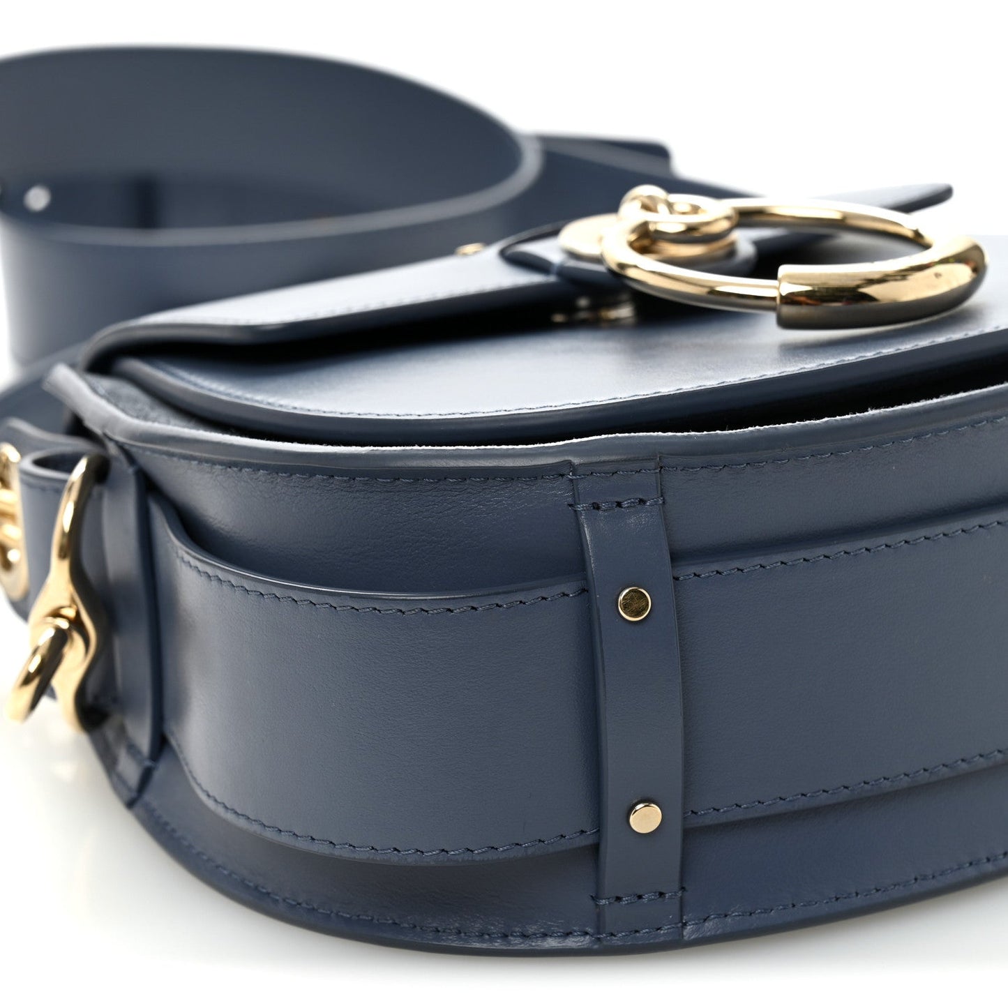 Calfskin Small Tess Bag Deep Ocean Blue