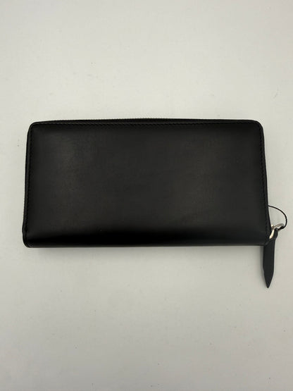 Gucci GUCCI Zip Black Front Logo Embossed  Wallet (   )