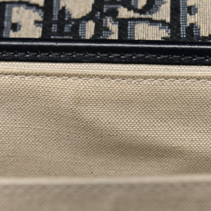 Oblique Square DiorAddict Flap Navy Blue
