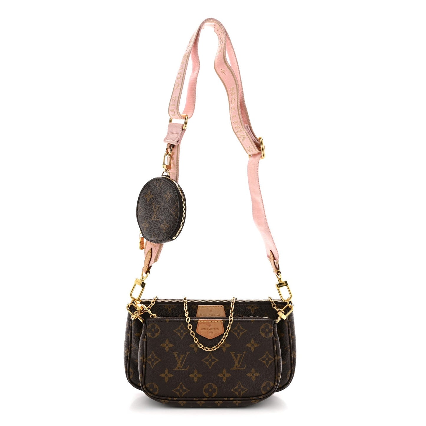 Monogram Multi Pochette Accessories Rose Clair