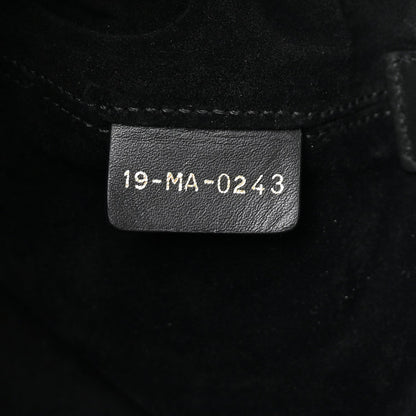 Calfskin Macrocannage Medium Toujours Black